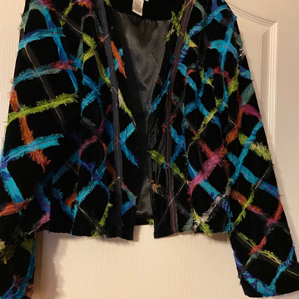 Soft velveteen jacket like new!